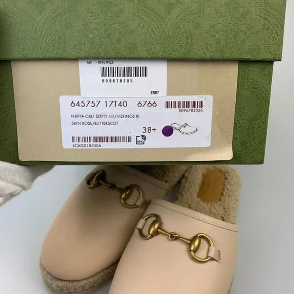 NIB Gucci Horsebit mules Size 38.5 - Picture 9 of 9